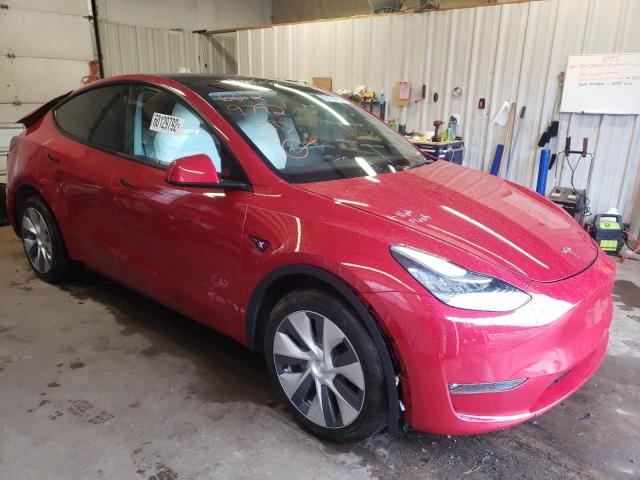 Salvage cars for sale from Copart Lyman, ME: 2021 Tesla Model Y