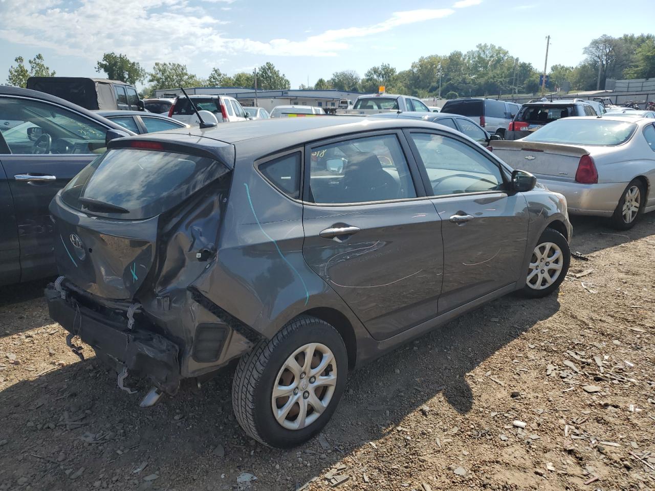 2012 Hyundai Accent Gls VIN: KMHCT5AE8CU028794 Lot: 59426662