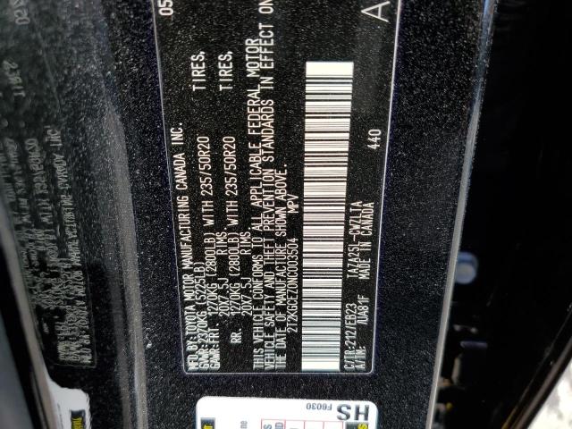 2022 LEXUS NX 350 2T2KGCEZ0NC003504
