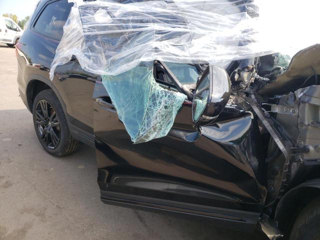 2021 HONDA PILOT BLAC 5FNYF6H76MB012585