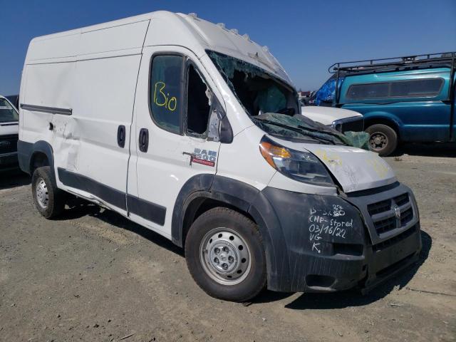 Salvage cars for sale from Copart San Diego, CA: 2018 Dodge RAM Promaster