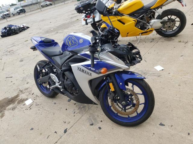 Salvage motorcycles for sale at Columbus, OH auction: 2015 Yamaha YZFR3
