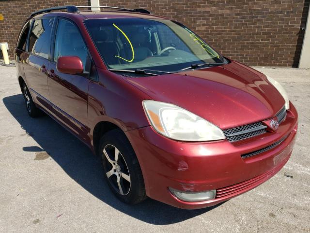 Salvage cars for sale from Copart Wheeling, IL: 2005 Toyota Sienna XLE