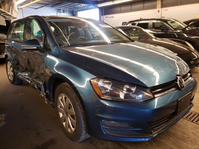 Salvage cars for sale from Copart Wheeling, IL: 2016 Volkswagen Golf S/SE