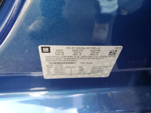 2015 CHEVROLET SILVER1500 1GCRCREC6FZ250871