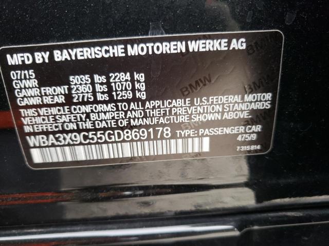 2016 BMW 335 XIGT WBA3X9C55GD869178