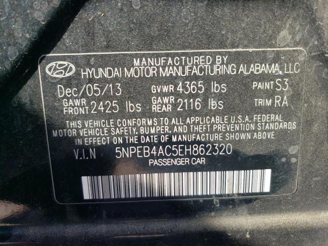 5NPEB4AC5EH862320 | 2014 HYUNDAI SONATA GLS