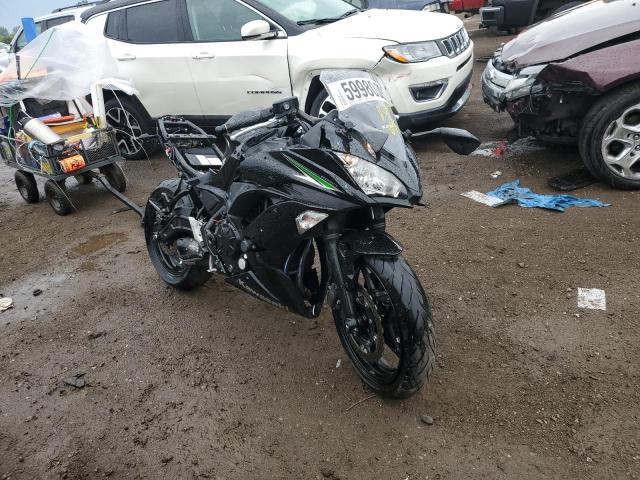 Salvage motorcycles for sale at Portland, MI auction: 2017 Kawasaki EX650 J