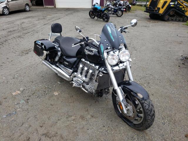 Salvage motorcycles for sale at Warren, MA auction: 2005 Triumph Rocket III