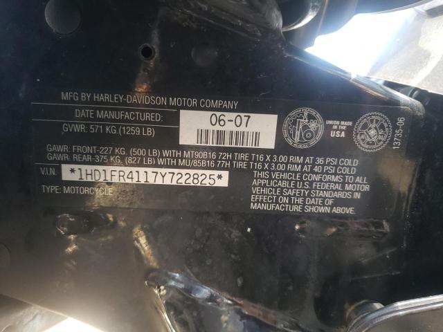 2007 HARLEY-DAVIDSON FLHRCI 1HD1FR4117Y722825