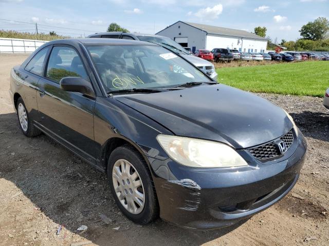 Salvage cars for sale from Copart Columbia Station, OH: 2004 Honda Civic LX