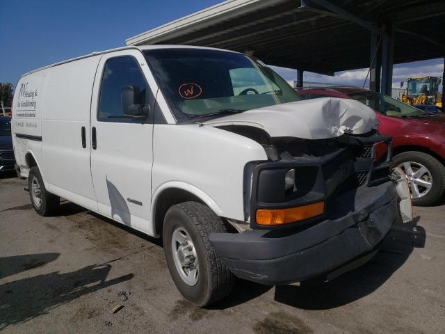 Salvage cars for sale from Copart Hayward, CA: 2003 Chevrolet Express G2