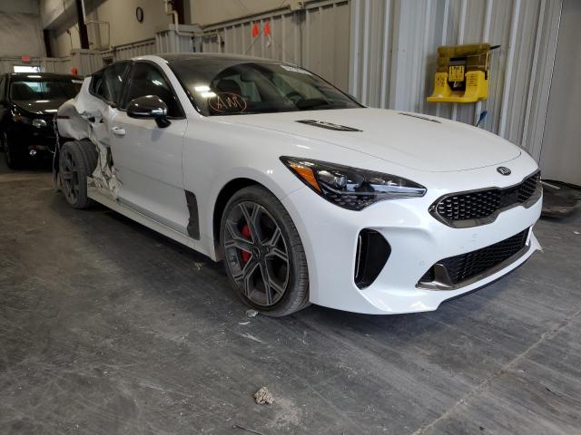 Salvage cars for sale from Copart Milwaukee, WI: 2020 KIA Stinger GT2