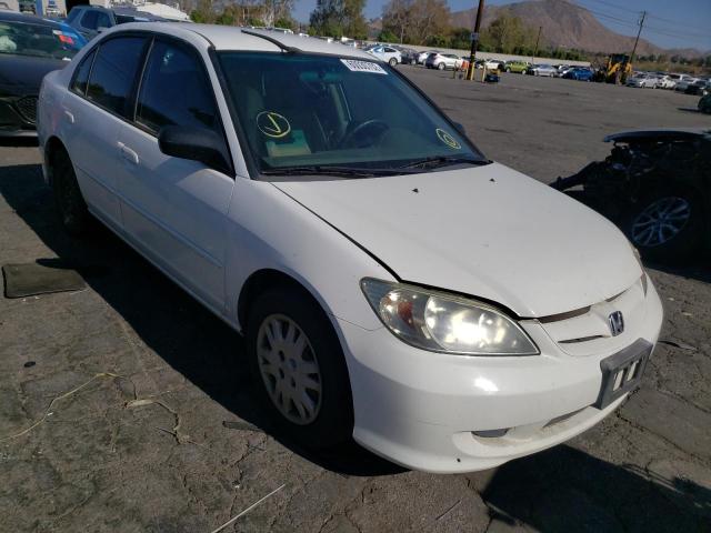 Salvage cars for sale from Copart Colton, CA: 2004 Honda Civic LX