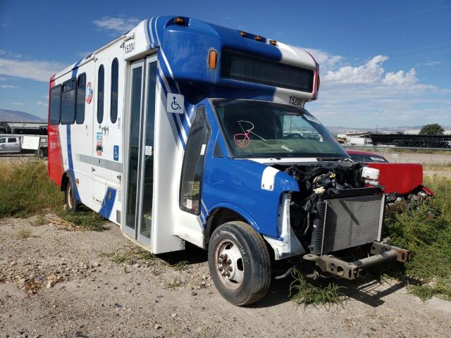 Salvage trucks for sale at Magna, UT auction: 2015 Chevrolet Express G4500