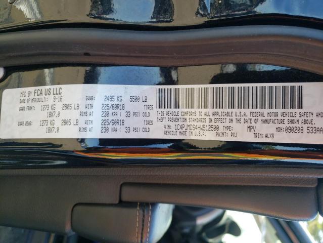 1C4PJMDS4HW512500 Jeep Cherokee Limited