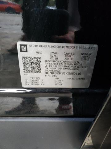 2019 CHEVROLET BLAZER PRE - 3GNKBKRS3KS580446