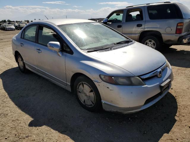 Salvage cars for sale from Copart Bakersfield, CA: 2007 Honda Civic Hybrid