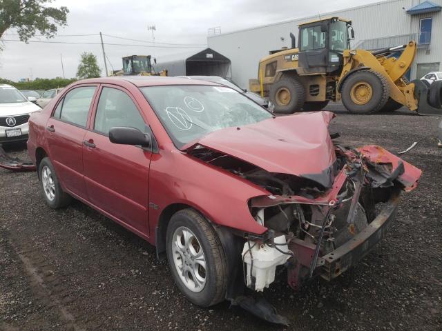 Salvage cars for sale from Copart Montreal Est, QC: 2007 Toyota Corolla CE