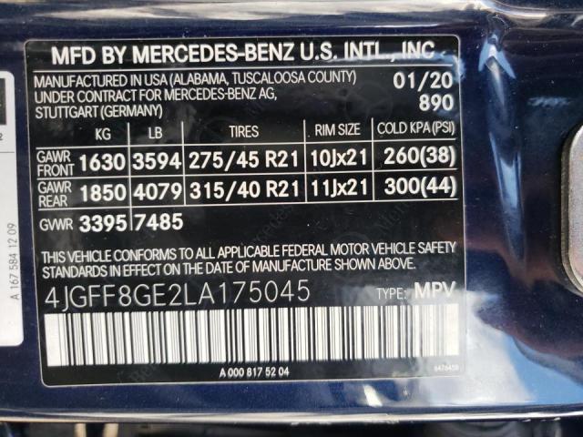 2020 MERCEDES-BENZ GLS 580 4M - 4JGFF8GE2LA175045