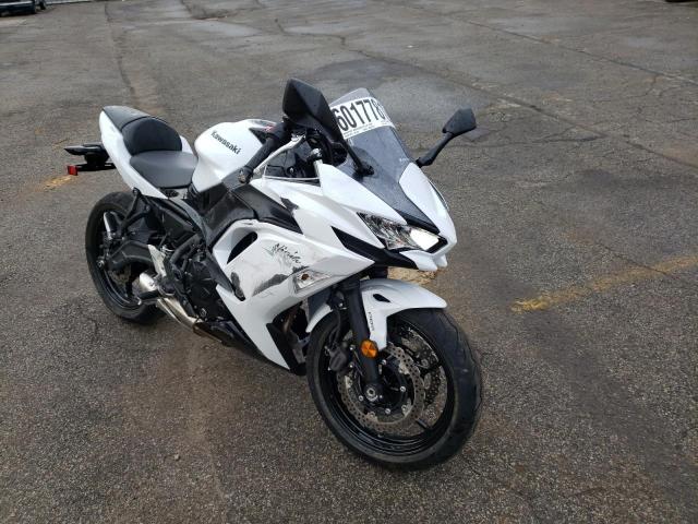 Salvage cars for sale from Copart West Mifflin, PA: 2020 Kawasaki EX650 M