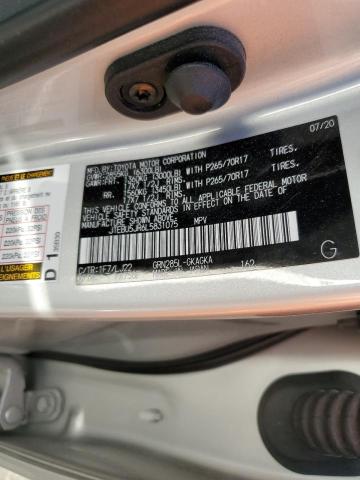JTEBU5JR6L5831075 Toyota 4runner Sr5/sr5 Premium