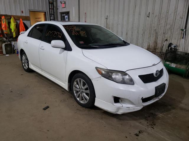 Salvage cars for sale from Copart Lyman, ME: 2010 Toyota Corolla BA