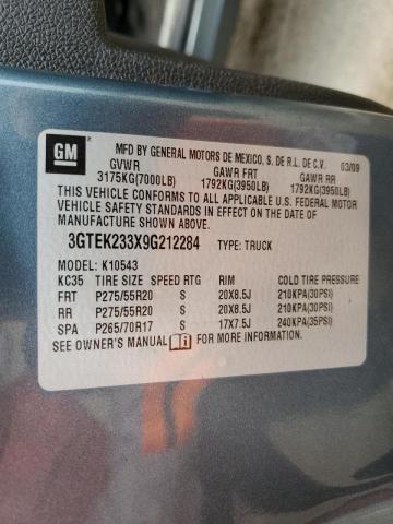 3GTEK233X9G212284 GMC Sierra K1500 Sle