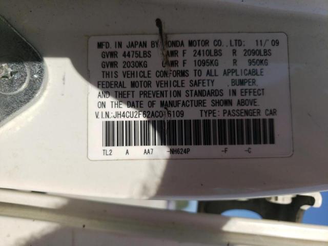 JH4CU2F62AC016109 Acura TSX