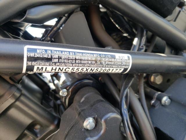 2022 HONDA CBF300 NA MLHNC555XN5200177
