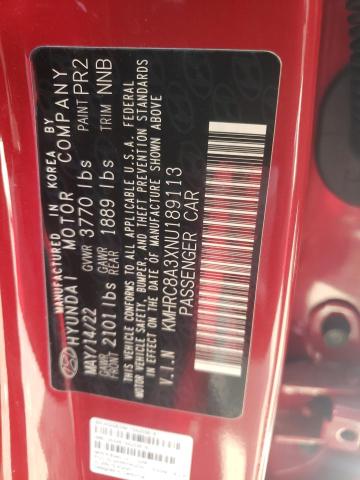 2022 HYUNDAI VENUE KMHRC8A3XNU189113