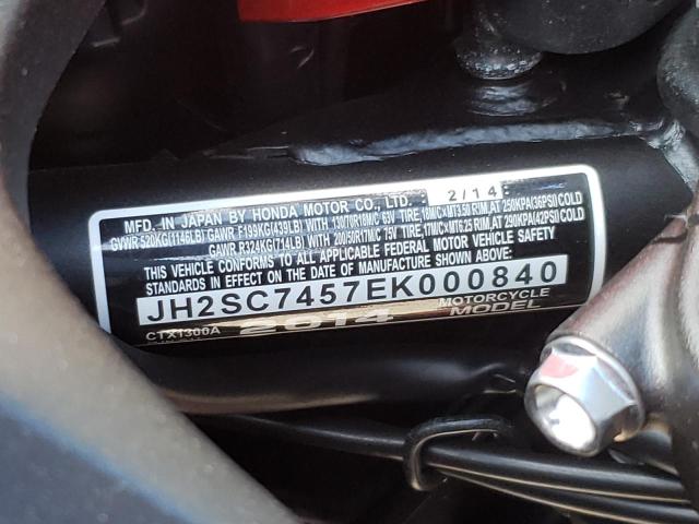 2014 HONDA CTX1300 A JH2SC7457EK000840