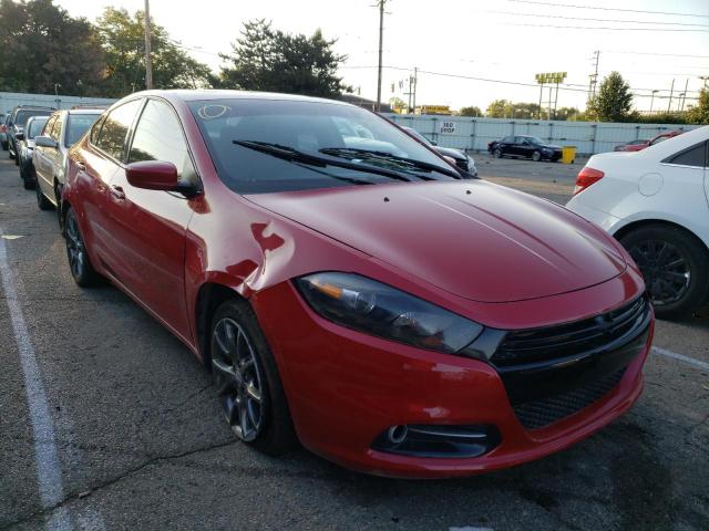Salvage cars for sale from Copart Moraine, OH: 2016 Dodge Dart SXT