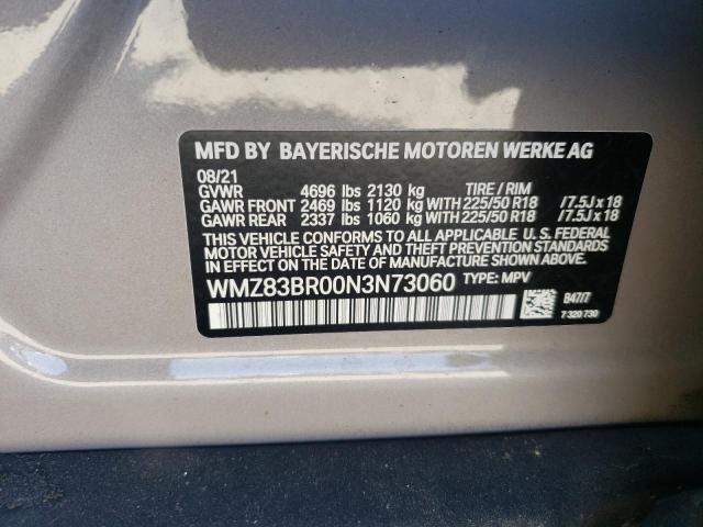 WMZ83BR00N3N73060 Mini Cooper S Countryman All4