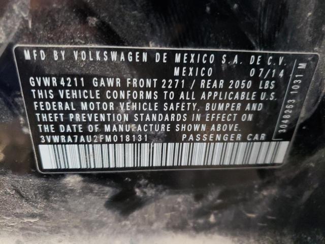 2015 VOLKSWAGEN GOLF TDI 3VWRA7AU2FM018131