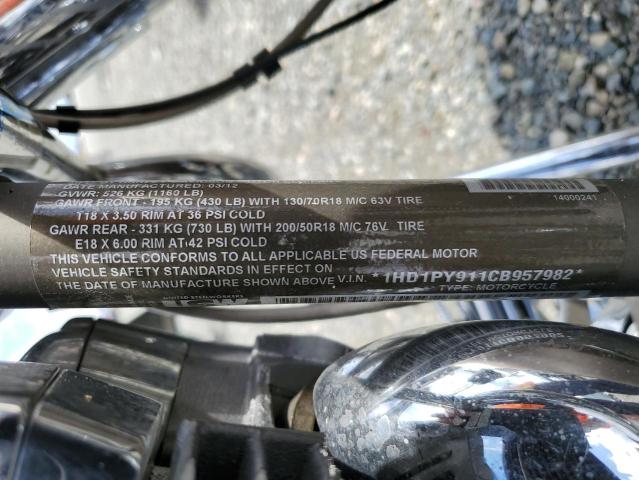 2012 HARLEY-DAVIDSON FLSTSE3 CV 1HD1PY911CB957982