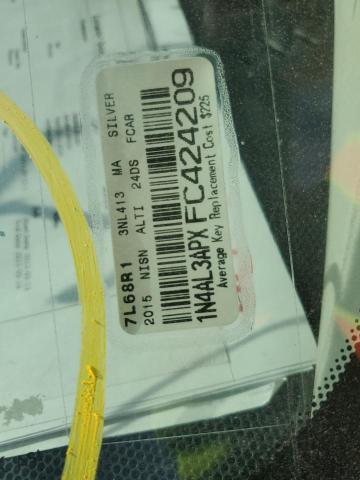 1N4AL3APXFC424209 Nissan ALTIMA 2.5