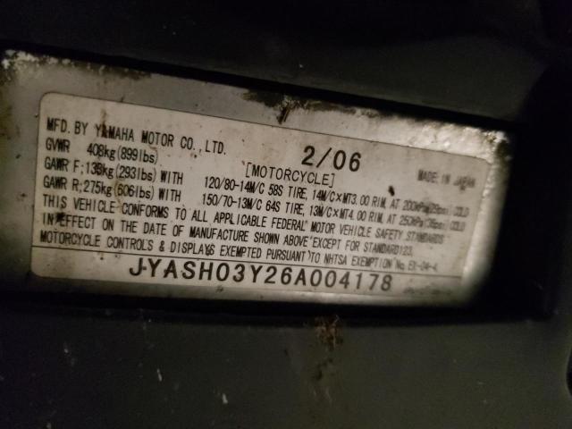 2006 YAMAHA YP400 JYASH03Y26A004178