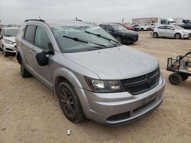 Salvage cars for sale from Copart Amarillo, TX: 2017 Dodge Journey SE
