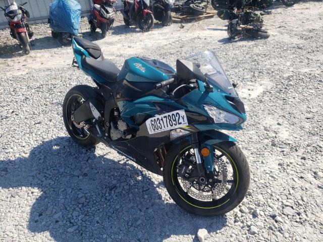 Salvage cars for sale from Copart Loganville, GA: 2021 Kawasaki ZX636 K