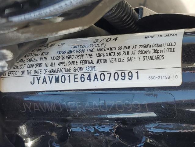 2004 YAMAHA XVS65 BASE JYAVM01E64A070991