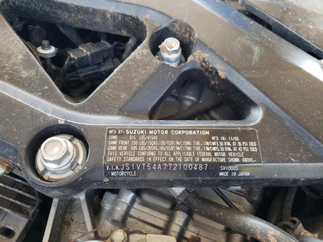 2007 SUZUKI SV1000 S - JS1VT54A772100487