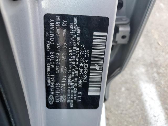 KMHCT5AE0HU317014 Hyundai ACCENT SE