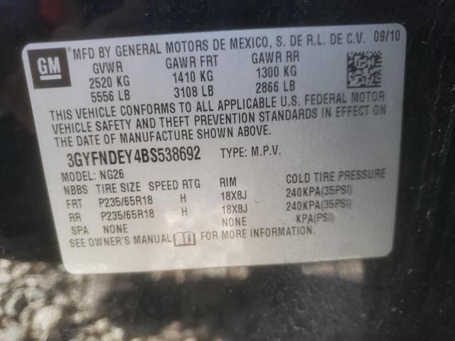 3GYFNDEY4BS538692 Cadillac SRX