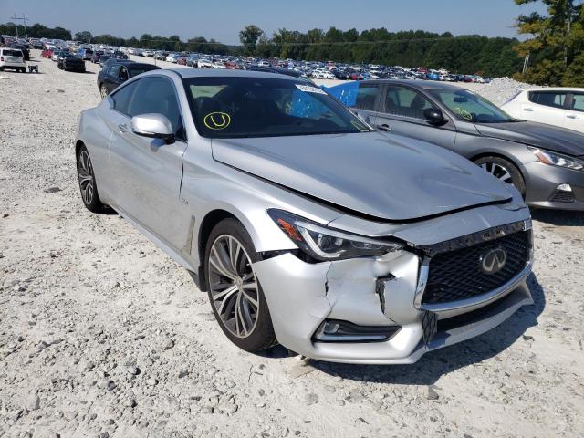 Salvage cars for sale at Loganville, GA auction: 2019 Infiniti Q60 Pure