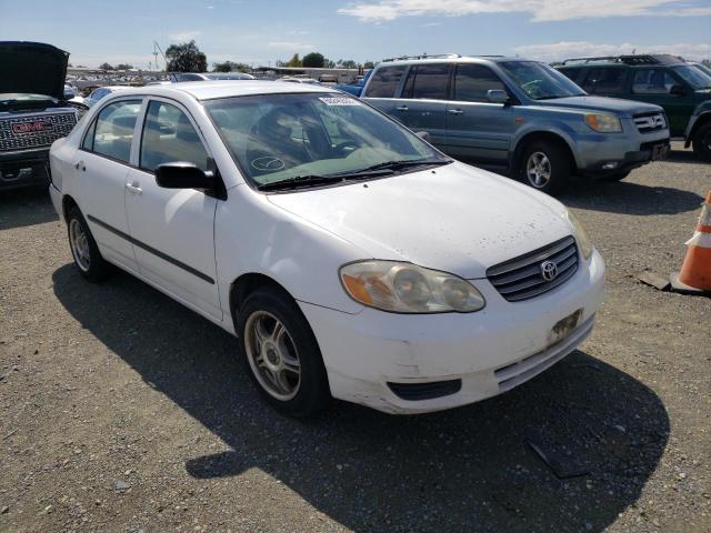Salvage cars for sale from Copart Antelope, CA: 2004 Toyota Corolla CE