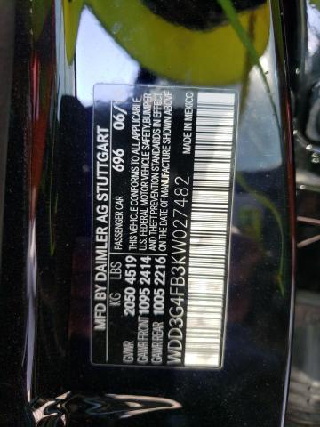 2019 MERCEDES-BENZ A 220 4MAT WDD3G4FB3KW027482