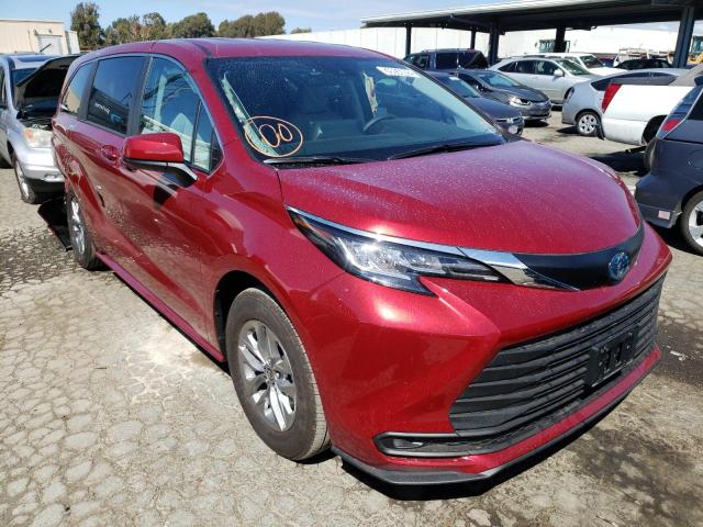 Toyota Sienna salvage cars for sale: 2022 Toyota Sienna LE