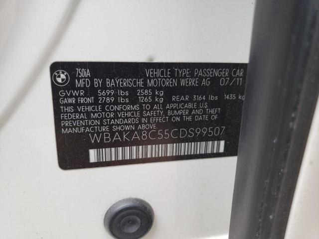 WBAKA8C55CDS99507 BMW 750 I