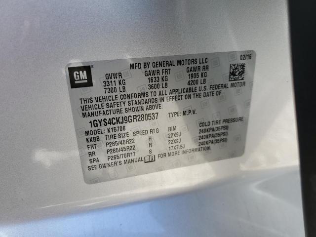 2016 CADILLAC ESCALADE P - 1GYS4CKJ9GR280537